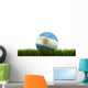 Soccerball Grass Wall Decal