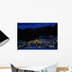 Ski Village Night Scenario Wall Mural