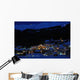 Ski Village Night Scenario Wall Mural