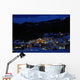 Ski Village Night Scenario Wall Mural