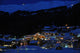 Ski Village Night Scenario Wall Mural