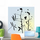 vector grass silhouettes backgrounds for design use Wall Mural