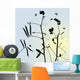 vector grass silhouettes backgrounds for design use Wall Mural