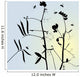 vector grass silhouettes backgrounds for design use Wall Mural