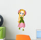 Chibi Flower Girl Wall Decal