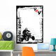 dirty motor sport Wall Mural