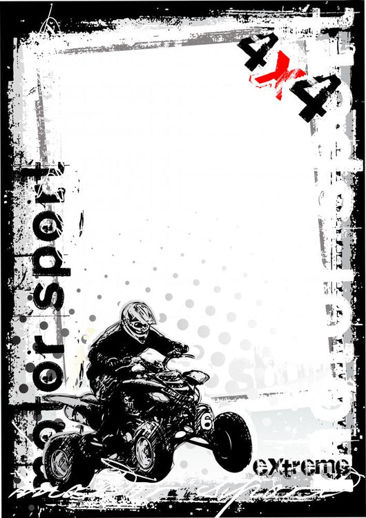 dirty motor sport Wall Mural