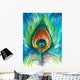 Peacock Feather Wall Mural