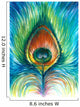 Peacock Feather Wall Mural