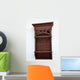 Old Colonial Brown Window Wall Mural