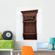 Old Colonial Brown Window Wall Mural