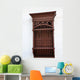Old Colonial Brown Window Wall Mural