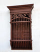 Old Colonial Brown Window Wall Mural