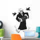 Grim Reaper with Accordion Wall Decal