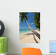 Barbados Palm Tree Leaning Wall Decal 3