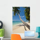 Barbados Palm Tree Leaning Wall Decal 3