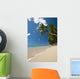 Barbados Palm Tree Leaning Wall Decal 2