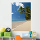 Barbados Palm Tree Leaning Wall Decal 2