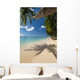 Barbados Palm Tree Leaning Wall Decal 1