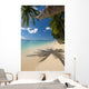 Barbados Palm Tree Leaning Wall Decal 1