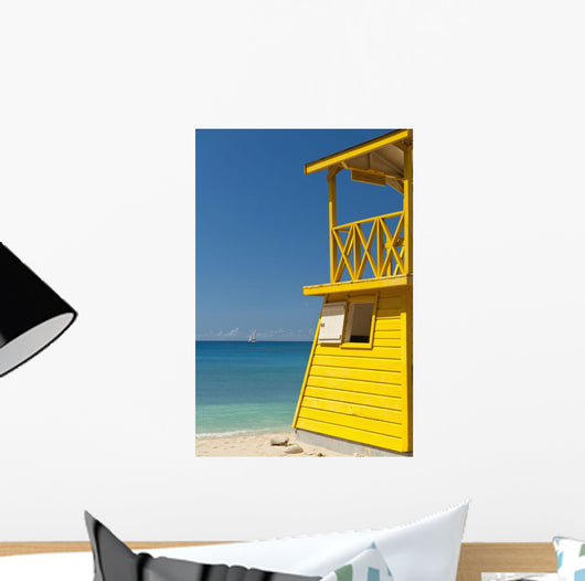 Barbados Oistins Lifeguards Tower Wall Decal