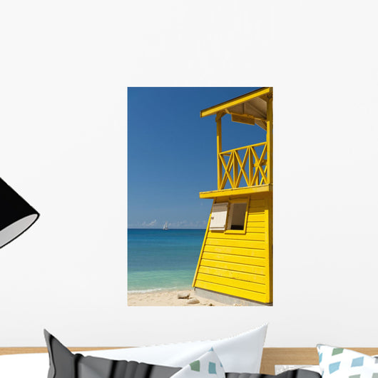 Barbados Oistins Lifeguards Tower Wall Decal