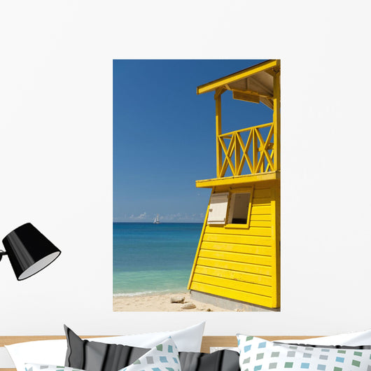 Barbados Oistins Lifeguards Tower Wall Decal