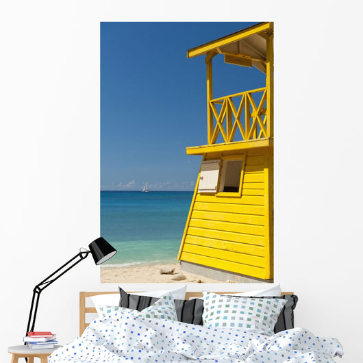 Barbados Oistins Lifeguards Tower Wall Decal