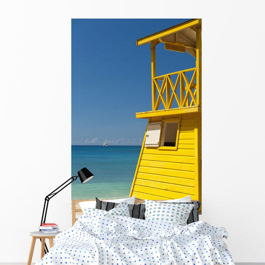 Barbados Oistins Lifeguards Tower Wall Decal