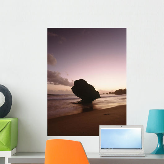 Barbados Silhouette Strange Shaped Wall Decal