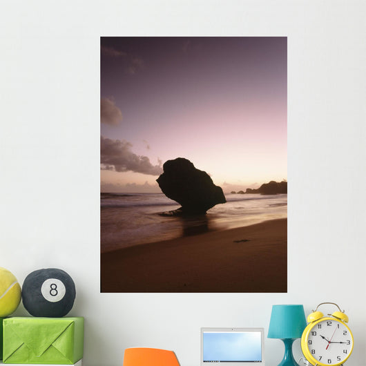 Barbados Silhouette Strange Shaped Wall Decal