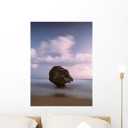 Barbados Strange Shaped Rock Wall Decal 1