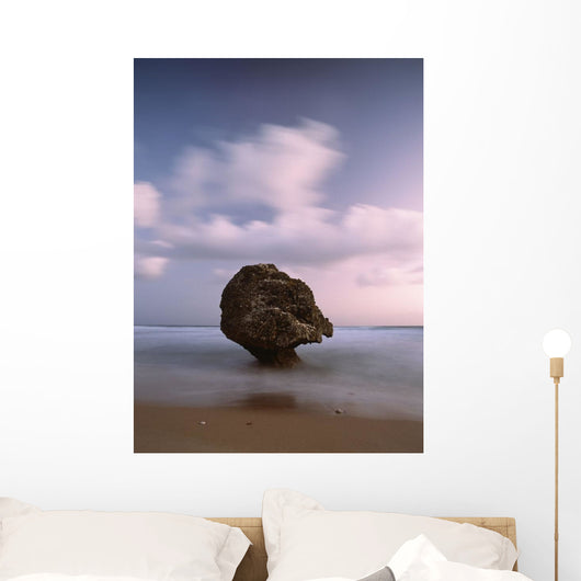 Barbados Strange Shaped Rock Wall Decal 1