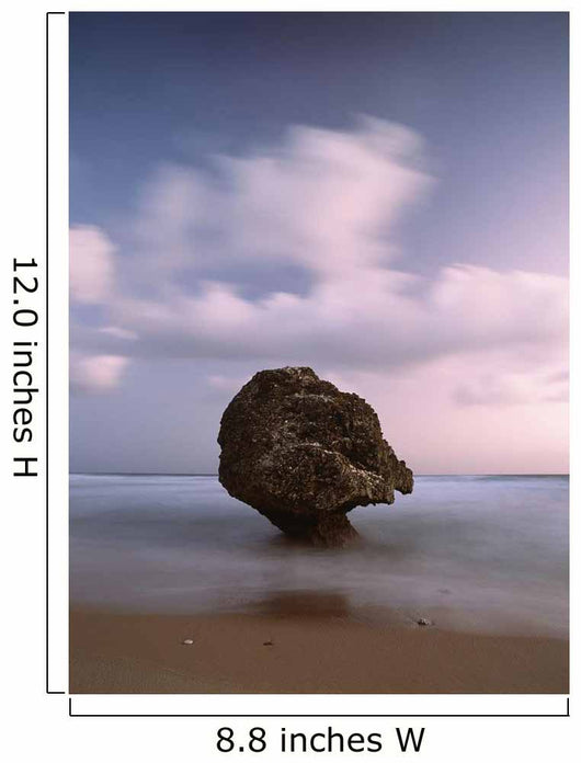 Barbados Strange Shaped Rock Wall Decal 1