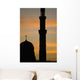 Egypt Silhouette Mosque Dawn Wall Decal