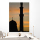 Egypt Silhouette Mosque Dawn Wall Decal
