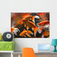 Golden Fishes Wall Mural