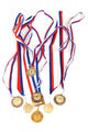 Golden Medals with Tape Wall Mural