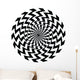 Optical illusion Wall Decal
