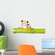 red eyed tree frog on bamboo Wall Decal