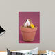 bÃ©bÃ© cobaye dans un pot de fleur Wall Mural