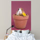 bÃ©bÃ© cobaye dans un pot de fleur Wall Mural