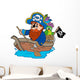 Pirate with Parrot Paddling