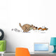 Dog Chasing Squirrel Wall Decal