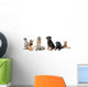 Groupe De Chiens Wall Decal
