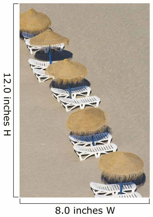 Rows Parasols Beach Torremolinos Wall Decal
