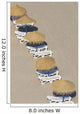 Rows Parasols Beach Torremolinos Wall Decal