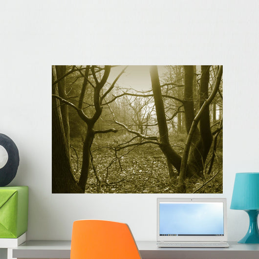 Misty Wood Wall Decal