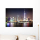 Night view of Shanghai, China Wall Mural