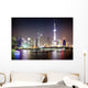 Night view of Shanghai, China Wall Mural